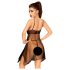 Penthouse Naughty Doll - pitsiline kleit ja stringid (must)