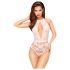 Penthouse Toxic Pulber - kaelaümbrusega valge body - M/L