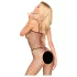Penthouse - avatud võrkbodysuit - must