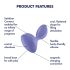 Satisfyer Sweet Seal - nutikas anaalvibraator (lilla)