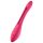 Satisfyer Elastic Joy - laetav, paindlik paarivibraator (punane)