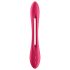 Satisfyer Elastic Joy - laetav, paindlik paarivibraator (punane)