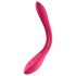 Satisfyer Elastic Joy - laetav, paindlik paarivibraator (punane)