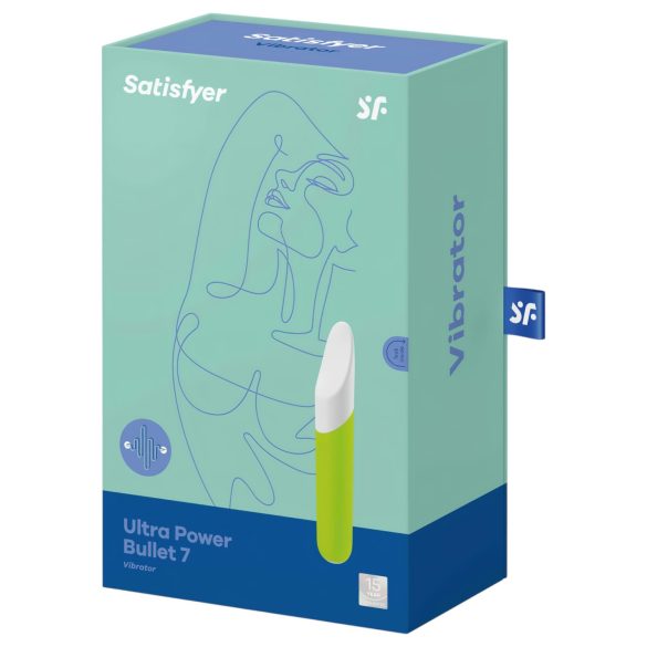 Satisfyer Ultra Power Bullet 7 - kliitorivibraator - veekindel - roheline