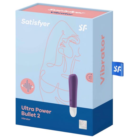 Satisfyer - vibraator Ultra Power Bullet 2 - aku, veekindel, lilla