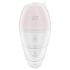 Satisfyer Supernova - akuga õhulainega 2-ühes vibraator (valge)