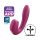 Satisfyer Sunray - laetav õhuimpulsi 2in1 vibraator (punane)