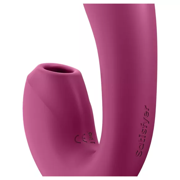 Satisfyer Sunray - aku vibraator ja lelu stimulaator - punane