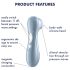 Satisfyer Pro 2 Gen2 - laetav õhulaineline kliitoristimulaator (Sinine)