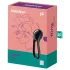 Satisfyer Majestic Duo - vibraatoriga veekindel laetav peeniserõngas - must