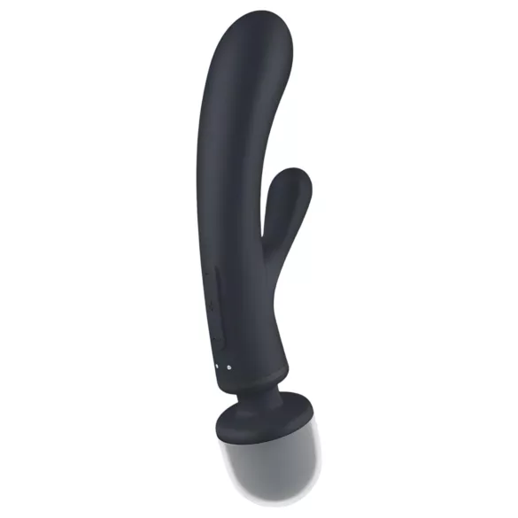 Satisfyer Triple Lover - G-punkti ja kliitori vibraator - hõbedane