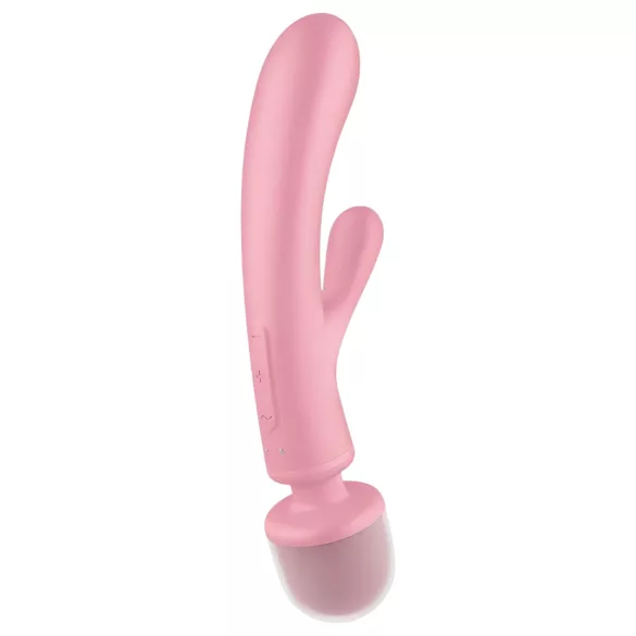 Satisfyer Triple Lover - G-punkti ja kliitori vibraator - roosa
