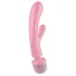 Satisfyer Triple Lover - G-punkti ja kliitori vibraator - roosa