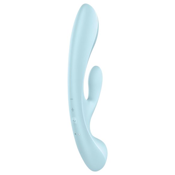 Satisfyer Triple Oh - aku vibraator kliitorivarrega - sinine