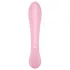 Satisfyer Triple Oh - kliitorivibraator akuga, varrega - roosa