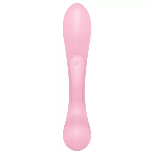 Satisfyer Triple Oh - kliitorivibraator akuga, varrega - roosa