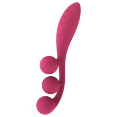   Satisfyer Tri Ball 1 - aku vibraator - multifunktsionaalne - punane