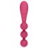 Satisfyer Tri Ball 1 - laetav, multifunktsionaalne vibraator (punane)