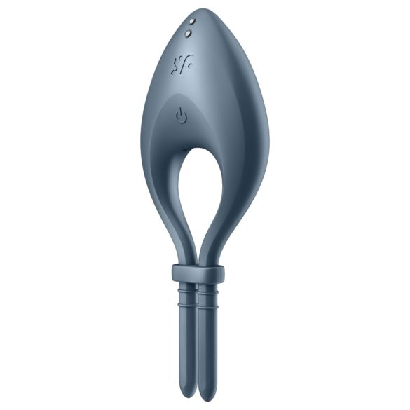 Satisfyer Bullseye - tark värisev peeniserõngas (hall)