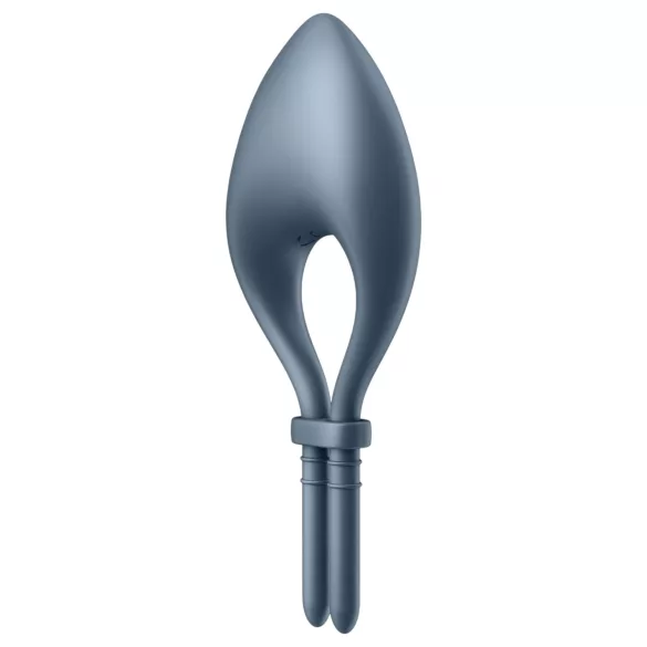 Satisfyer Bullseye - rakendusega juhitav vibratsiooniga peeniserõngas meestele (hall)
