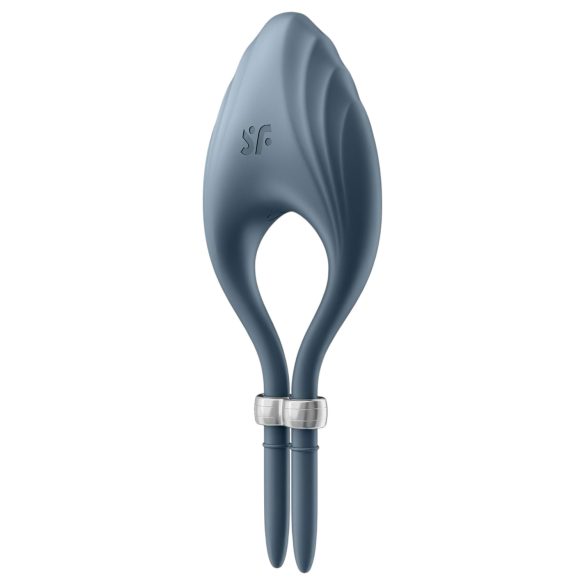 Satisfyer Duelist - laetav helisev peeniserõngas (hall)