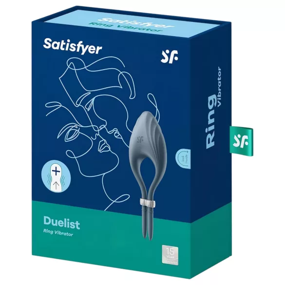 Satisfyer Duelist - vibreeriv akuga peeniseketas - hall