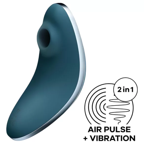 Satisfyer Vulva Lover 1 - kliitorivibraator õhulainetega - laetav, sinine