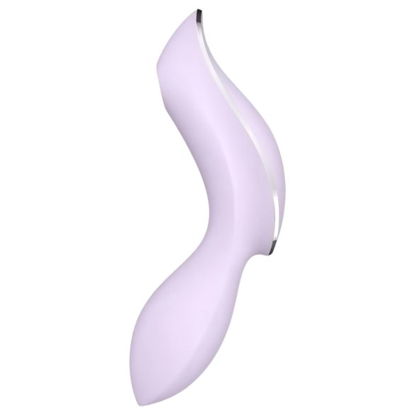 Satisfyer Curvy Trinity 2 - õhulainega 2in1 vibraator - lilla