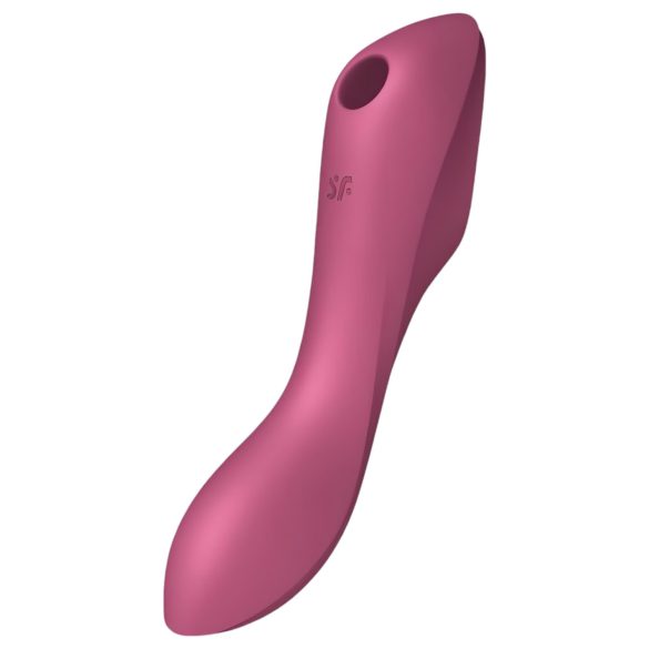 Satisfyer Curvy Trinity 3 - Õhulainete 2-in-1 vibraator (punane)