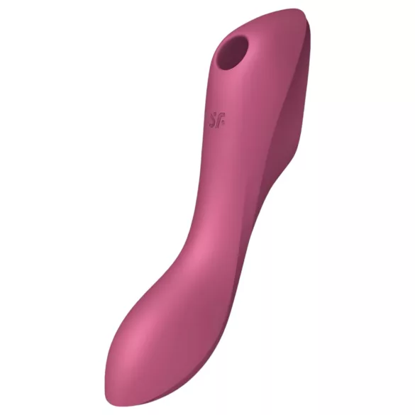 Satisfyer Curvy Trinity 3 - õhulainete ja vibreeriv 2in1 vibraator - punane