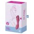 Satisfyer Curvy Trinity 3 - Õhulainete 2-in-1 vibraator (punane)