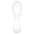 Satisfyer Curvy Trinity 5+ - nutikas 2in1 vibraator (valge)