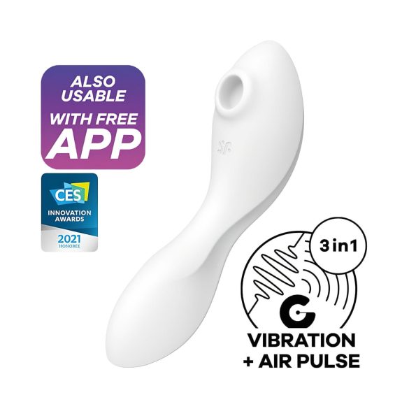 Satisfyer Curvy Trinity 5+ - 2in1 nutivibraator - valge