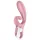Satisfyer Hug Me - rakendusega juhitav kliitoriharuga vibraator (roosa)