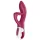 Satisfyer Embrace Me - aku vibraator kliitorile ja G-punktile - punane