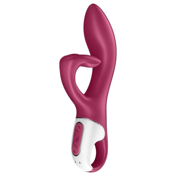 Satisfyer Embrace Me - aku ja kliitorivarsiga vibraator (punane)