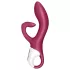 Satisfyer Embrace Me - aku vibraator kliitorile ja G-punktile - punane