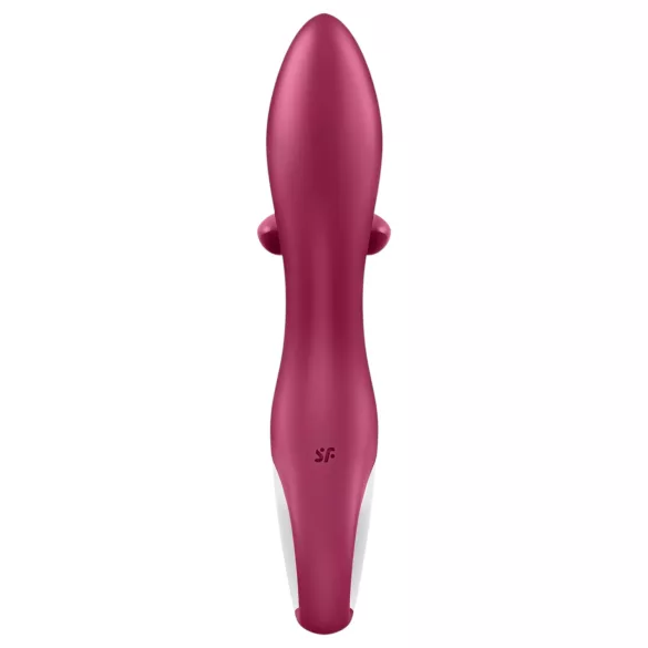 Satisfyer Embrace Me - aku vibraator kliitorile ja G-punktile - punane