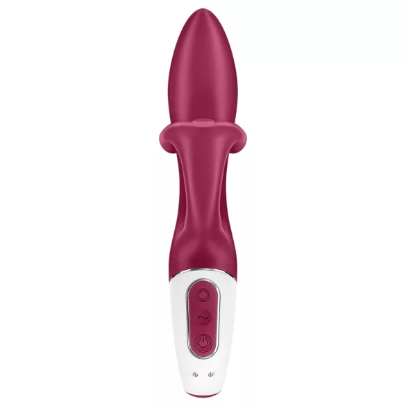 Satisfyer Embrace Me - aku vibraator kliitorile ja G-punktile - punane
