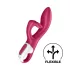 Satisfyer Embrace Me - aku vibraator kliitorile ja G-punktile - punane