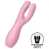 Satisfyer Threesome 3 - kliitorivibraator - akulaetav - roosa
