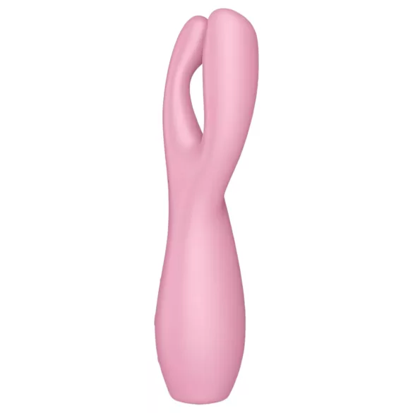 Satisfyer Threesome 3 - kliitorivibraator - akulaetav - roosa