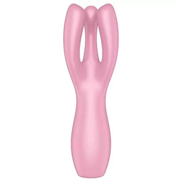 Satisfyer Threesome 3 - kliitorivibraator - akulaetav - roosa