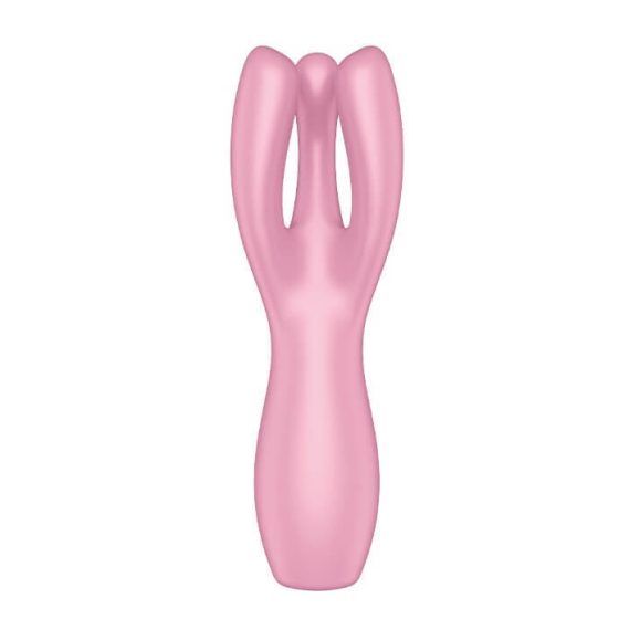 Satisfyer Threesome 3 - rechargeable clitoral vibrator (pink)