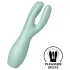 Satisfyer Threesome 3 - akupärnaga kliitorivibraator (piparmünt)