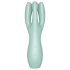 Satisfyer Threesome 3 - akupärnaga kliitorivibraator (piparmünt)