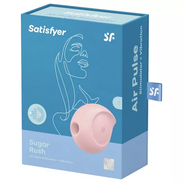 Satisfyer Sugar Rush - õhuimpulsiga kliitorivibraator - roosa