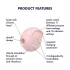 Satisfyer Sugar Rush - õhuimpulsiga kliitorivibraator - roosa