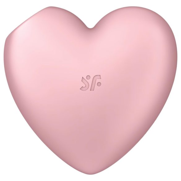 Satisfyer Cutie Heart - kliitorivibraator õhulainetega - roosa, laetav