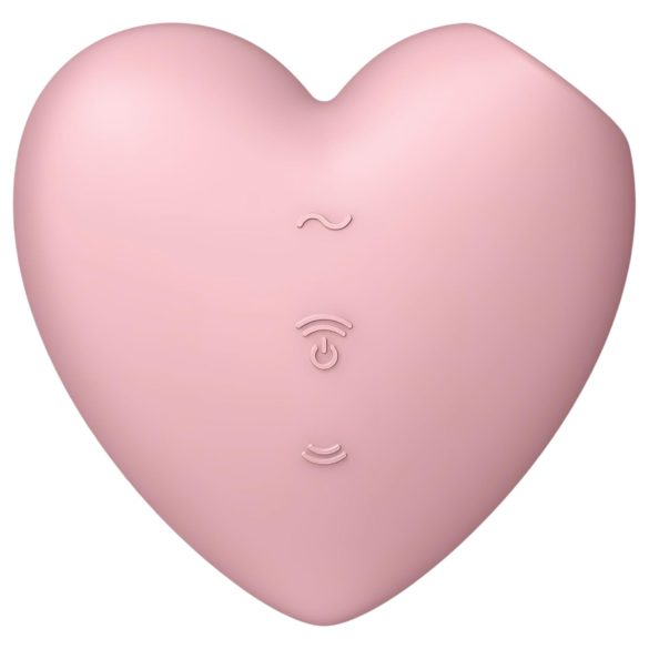 Satisfyer Cutie Heart - kliitorivibraator õhulainetega - roosa, laetav